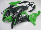 Kawasaki NINJA ZX6R 2013-2018 Injection ABS Fairing - Factory Style - Black Green - MFS5846
